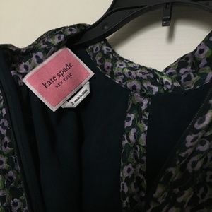 katespade flair flora devoré mini dress